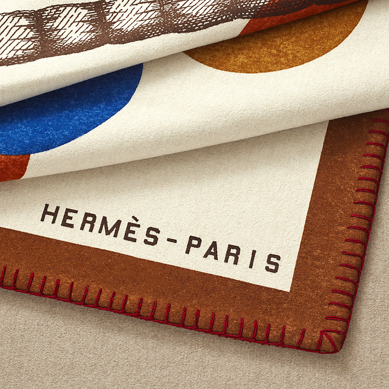 Cocotillons blanket - Brown | Hermès USA